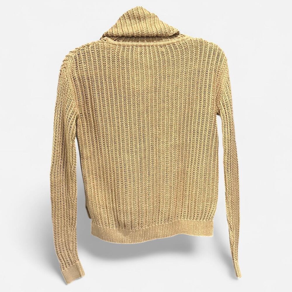 One Grey Day Cotton and Cashmere Cowl Neck Sweater - Picture 3 of 9